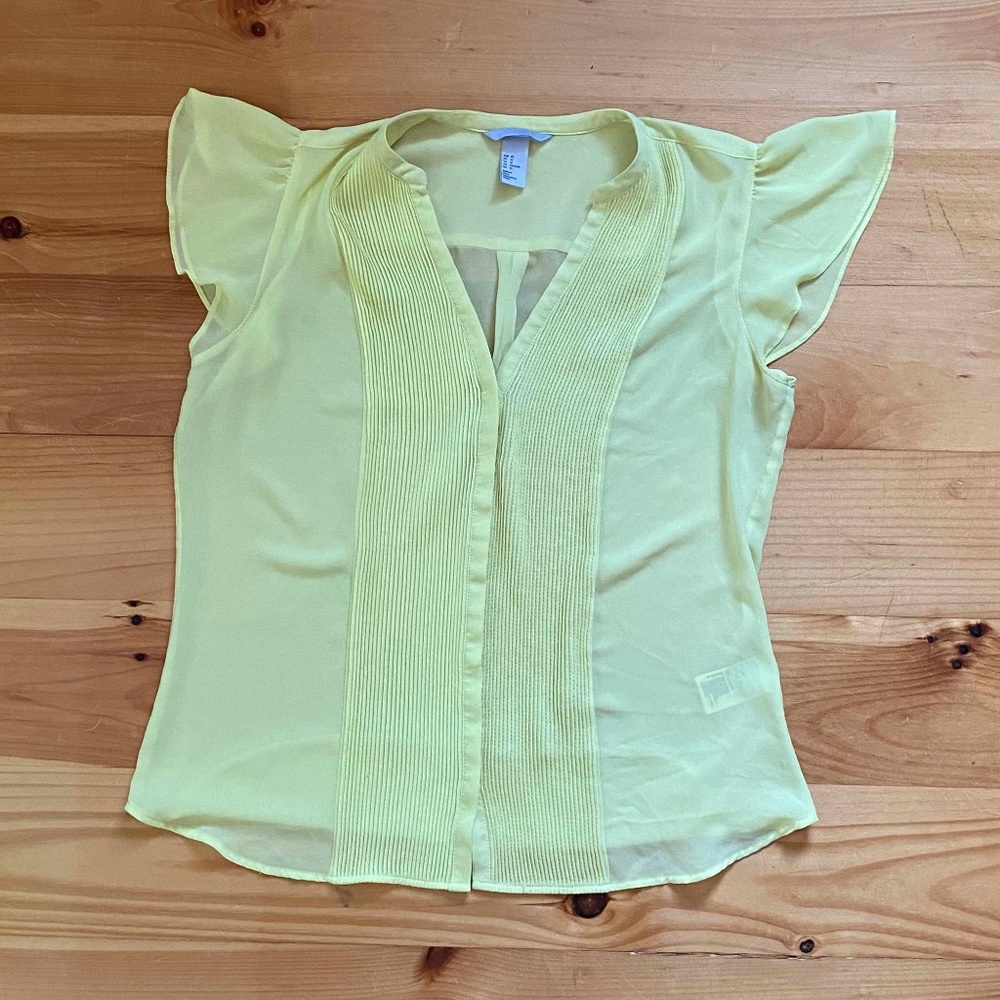 H&M Flutter Sleeved Shirt